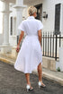 tied-button-up-shirt-dress Sophia's Trends - Sophia's Style-Black-M